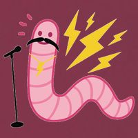 Worm With A Mustache Tom Ariana Reality 16oz Travel Tumbler