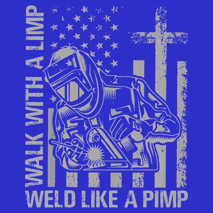 Walk With A Limp Weld Like A Pimp 16 in Basic Backpack