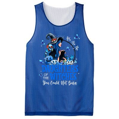 Witch We Are The Daughters Of The Witches You Couldn’t Burn Gift Mesh Reversible Basketball Jersey Tank