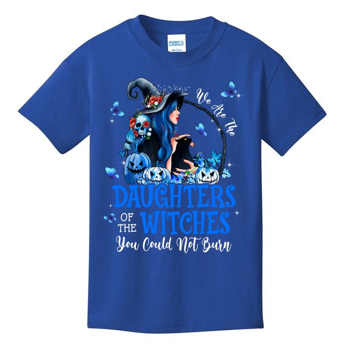 Witch We Are The Daughters Of The Witches You Couldn’t Burn Gift Kids T-Shirt