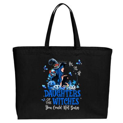 Witch We Are The Daughters Of The Witches You Couldn’t Burn Gift Cotton Canvas Jumbo Tote