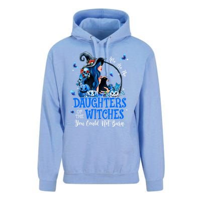 Witch We Are The Daughters Of The Witches You Couldn’t Burn Gift Unisex Surf Hoodie