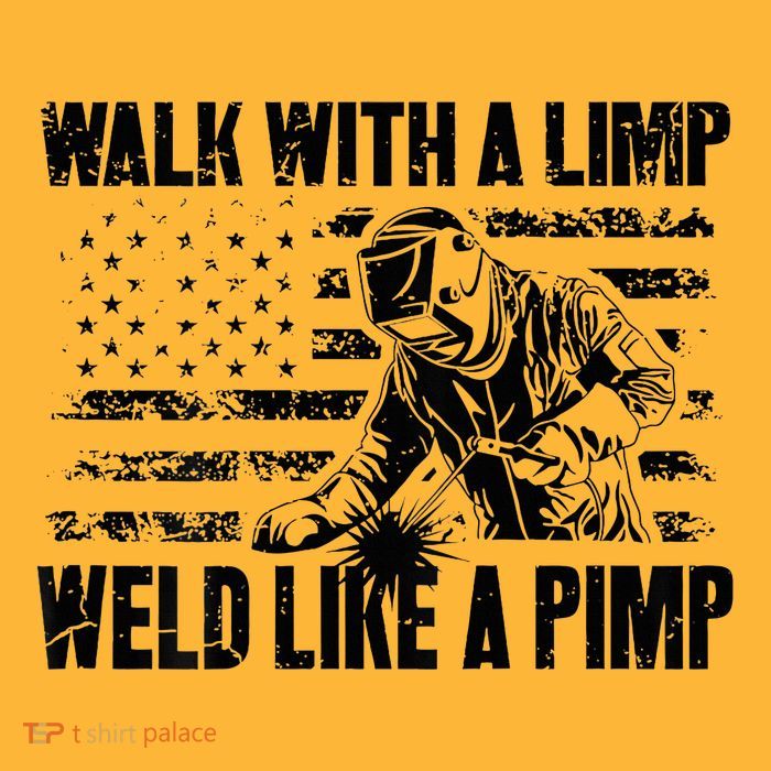 Walk With A Limp Weld Like A Pimp Pom Pom 12in Knit Beanie