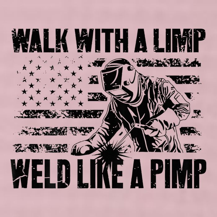 Walk With A Limp Weld Like A Pimp 25L Jumbo Tote