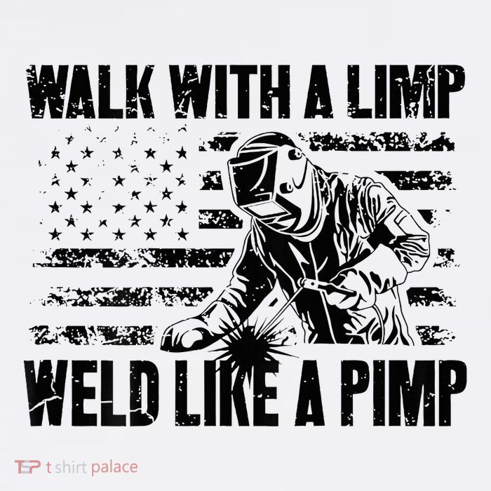 Walk With A Limp Weld Like A Pimp Sustainable Bucket Hat