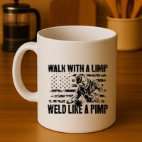 Walk With A Limp Weld Like A Pimp Mug