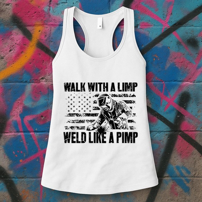 Walk With A Limp Weld Like A Pimp Womens Tank Top