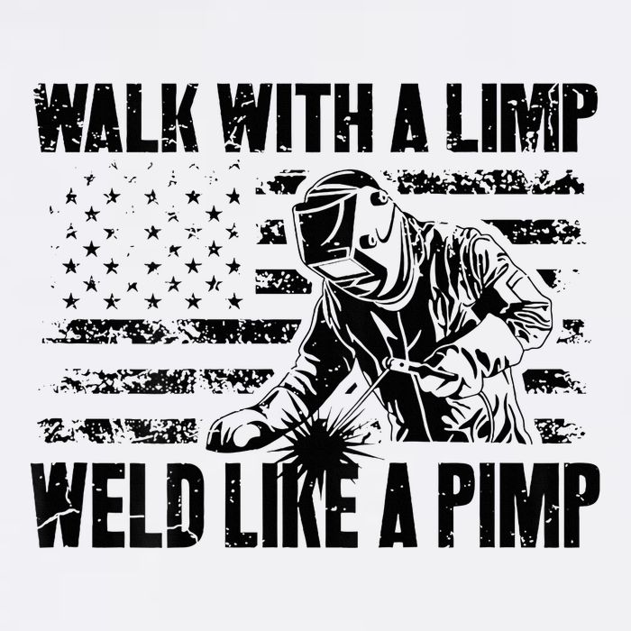 Walk With A Limp Weld Like A Pimp Women's V-Neck T-Shirt