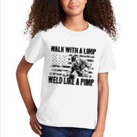 Walk With A Limp Weld Like A Pimp Kids T-Shirt
