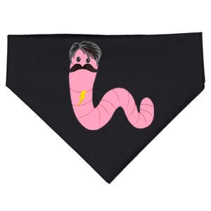 Worm With A Mustache James Tom Ariana Reality USA-Made Doggie Bandana