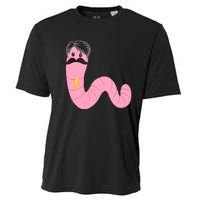 Worm With A Mustache James Tom Ariana Reality Cooling Performance Crew T-Shirt