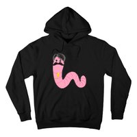 Worm With A Mustache James Tom Ariana Reality Hoodie