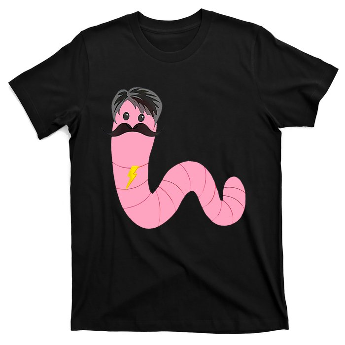 Worm With A Mustache James Tom Ariana Reality T-Shirt