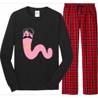 Worm With A Mustache James Tom Ariana Reality Long Sleeve Pajama Set