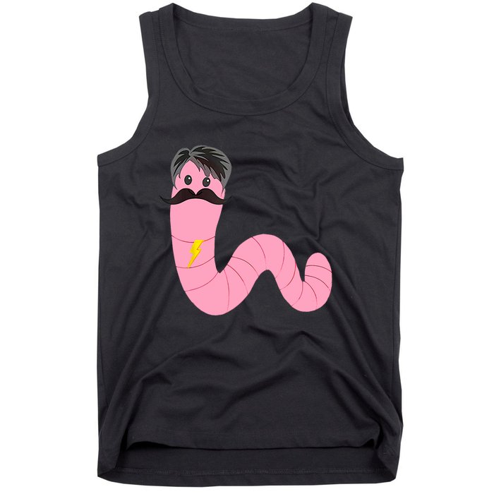 Worm With A Mustache James Tom Ariana Reality Tank Top