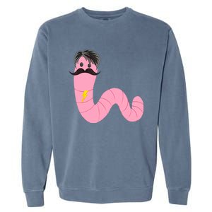 Worm With A Mustache James Tom Ariana Reality Garment-Dyed Sweatshirt