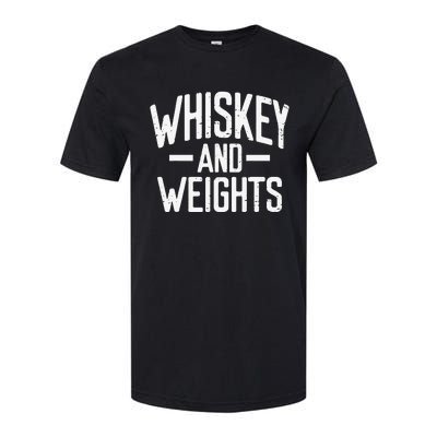 Weightlifting Whiskey And Weights Workout Gym Lovers Softstyle® CVC T-Shirt