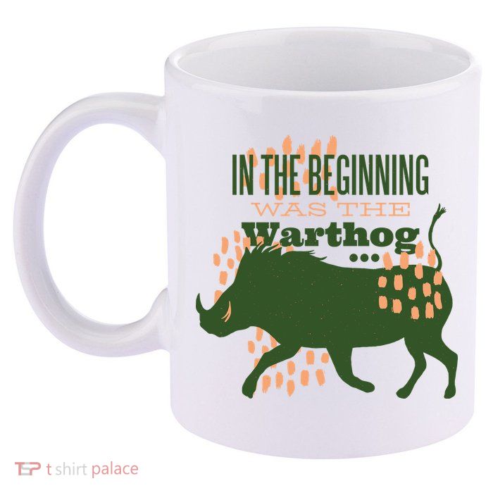 Warthog 11oz C Handle Ceramic Mug