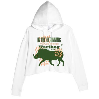 Warthog Crop Fleece Hoodie
