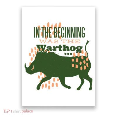 Warthog Poster