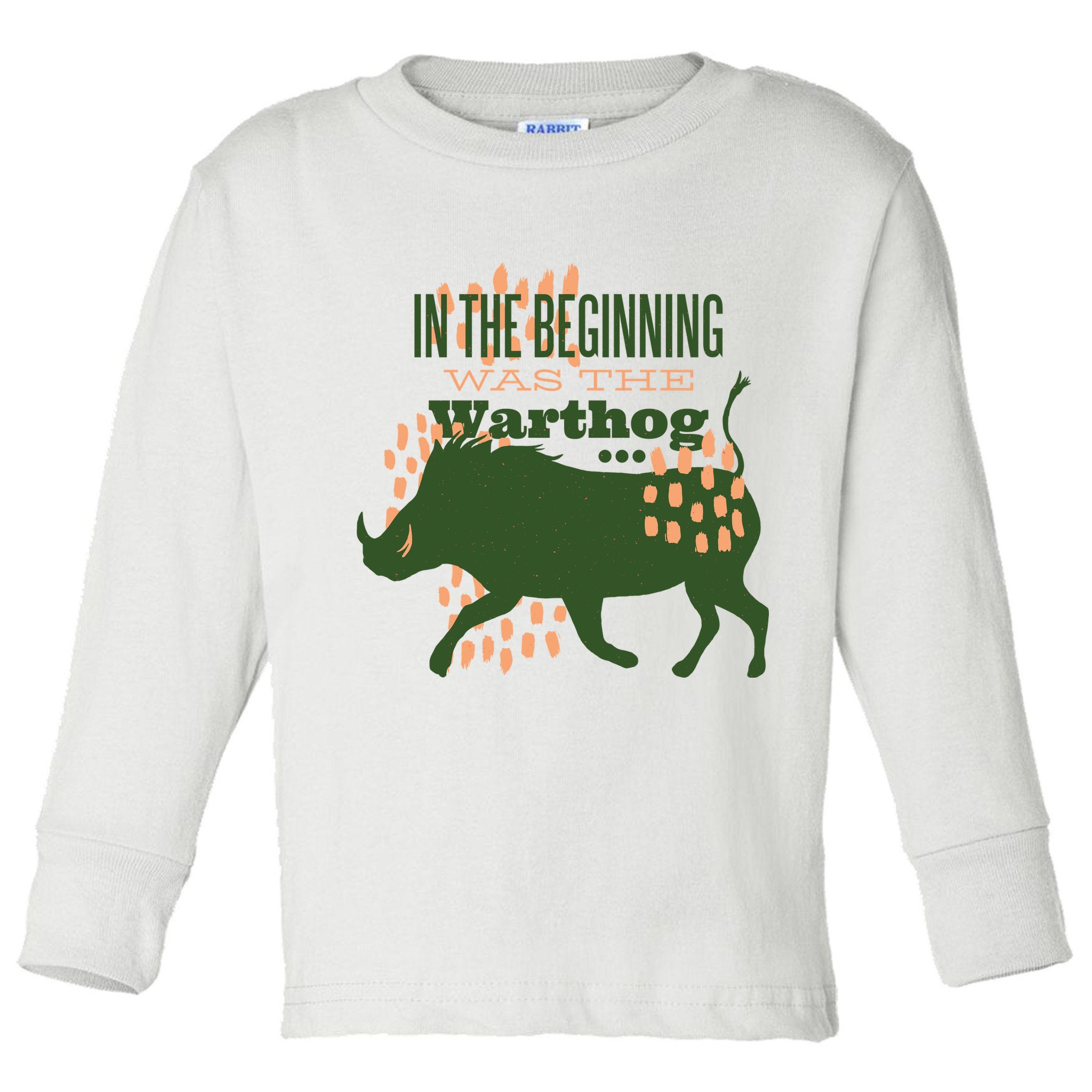 Warthog Toddler Long Sleeve Shirt