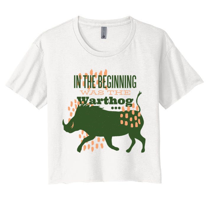 Warthog Women's Crop Top Tee