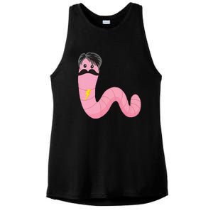 Worm With A Mustache James Tom Ariana Reality Ladies PosiCharge Tri-Blend Wicking Tank