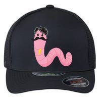 Worm With A Mustache James Tom Ariana Reality Flexfit Unipanel Trucker Cap