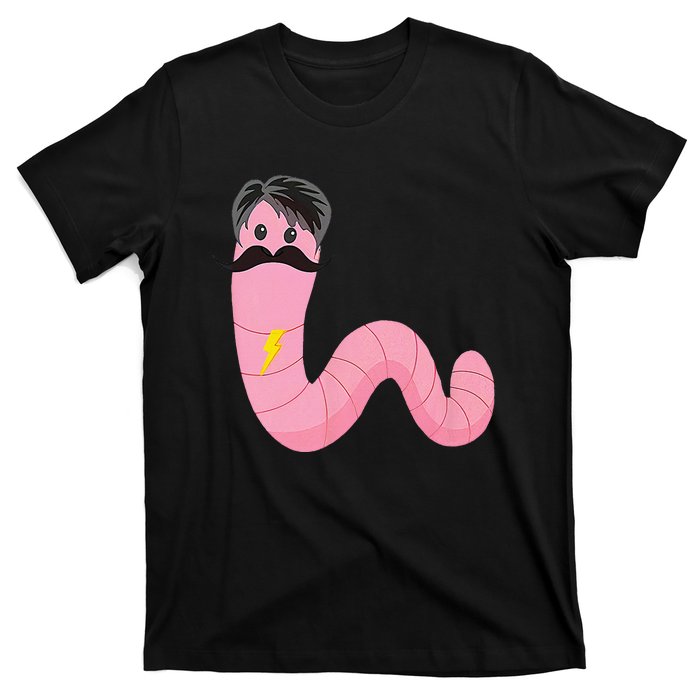 Worm With A Mustache James Tom Ariana Reality T-Shirt