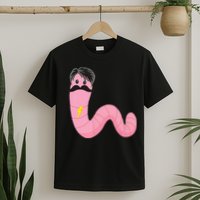 Worm With A Mustache James Tom Ariana Reality T-Shirt