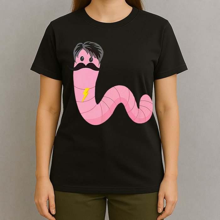 Worm With A Mustache James Tom Ariana Reality T-Shirt