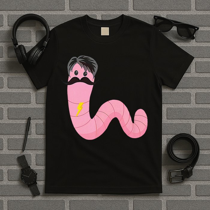 Worm With A Mustache James Tom Ariana Reality T-Shirt