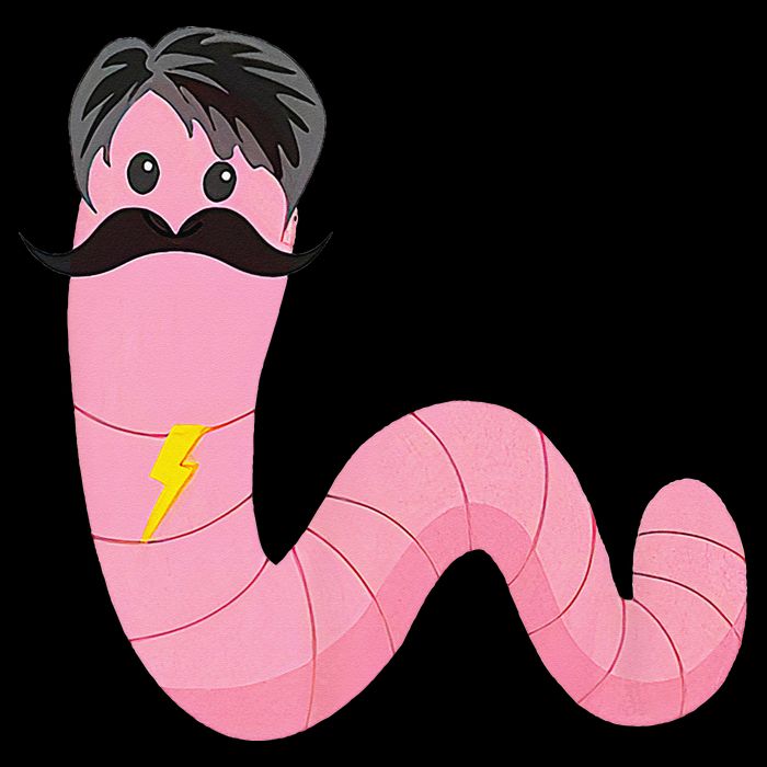 Worm With A Mustache James Tom Ariana Reality T-Shirt