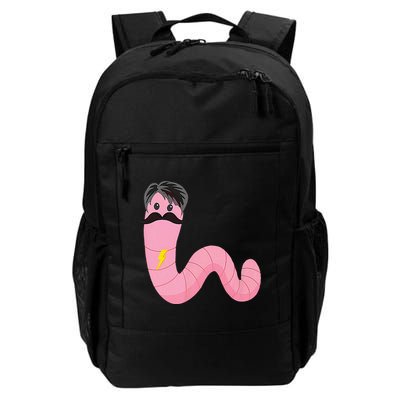 Worm With A Mustache James Tom Ariana Reality Daily Commute Backpack
