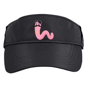 Worm With A Mustache James Tom Ariana Reality Adult Drive Performance Visor