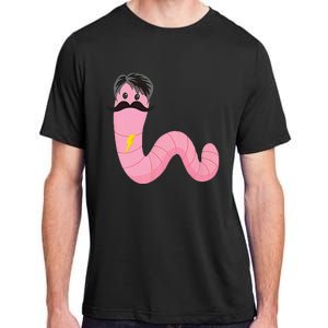 Worm With A Mustache James Tom Ariana Reality Adult ChromaSoft Performance T-Shirt