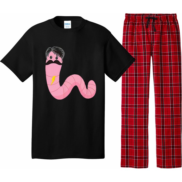 Worm With A Mustache James Tom Ariana Reality Pajama Set