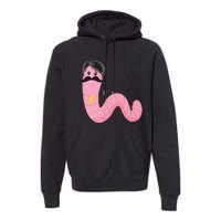 Worm With A Mustache James Tom Ariana Reality Premium Hoodie