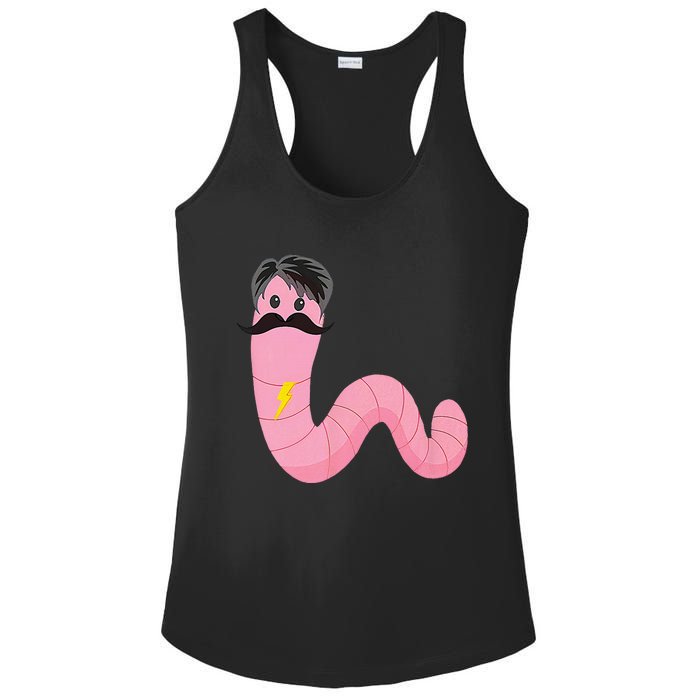 Worm With A Mustache James Tom Ariana Reality Ladies PosiCharge Competitor Racerback Tank