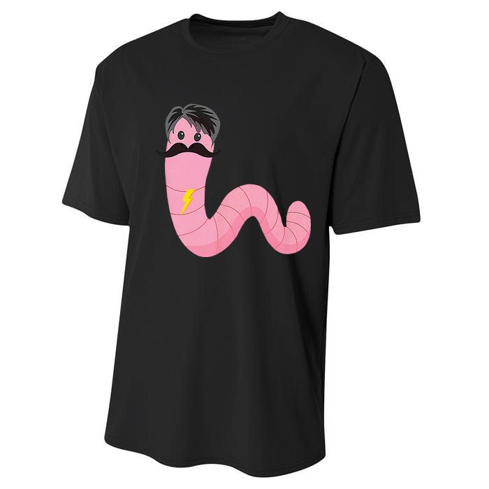 Worm With A Mustache James Tom Ariana Reality Performance Sprint T-Shirt