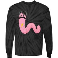 Worm With A Mustache James Tom Ariana Reality Tie-Dye Long Sleeve Shirt