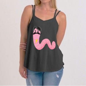 Worm With A Mustache James Tom Ariana Reality Women's Strappy Tank