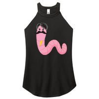 Worm With A Mustache James Tom Ariana Reality Women's Perfect Tri Rocker Tank