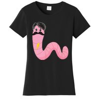 Worm With A Mustache James Tom Ariana Reality Women's T-Shirt