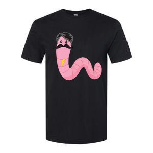 Worm With A Mustache James Tom Ariana Reality Softstyle CVC T-Shirt