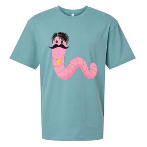 Worm With A Mustache James Tom Ariana Reality Sueded Cloud Jersey T-Shirt