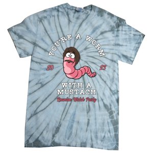 Worm With A Mustache James Tom Ariana Reality Tie-Dye T-Shirt