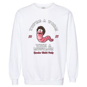 Worm With A Mustache James Tom Ariana Reality Garment-Dyed Sweatshirt