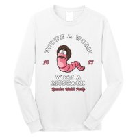 Worm With A Mustache James Tom Ariana Reality Long Sleeve Shirt