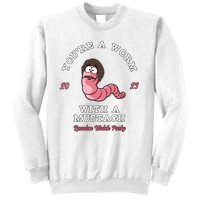 Worm With A Mustache James Tom Ariana Reality Sweatshirt